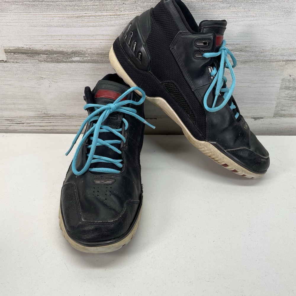 2003 NIKE AIR ZOOM GENERATION LEBRON JAMES Sneakers 308214-011 BLACK WHITE Sz 11